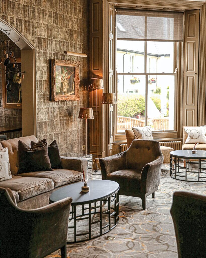 The décor of The Vineyard’s lounge area focuses on natural earthy tones that are easy on the eye.