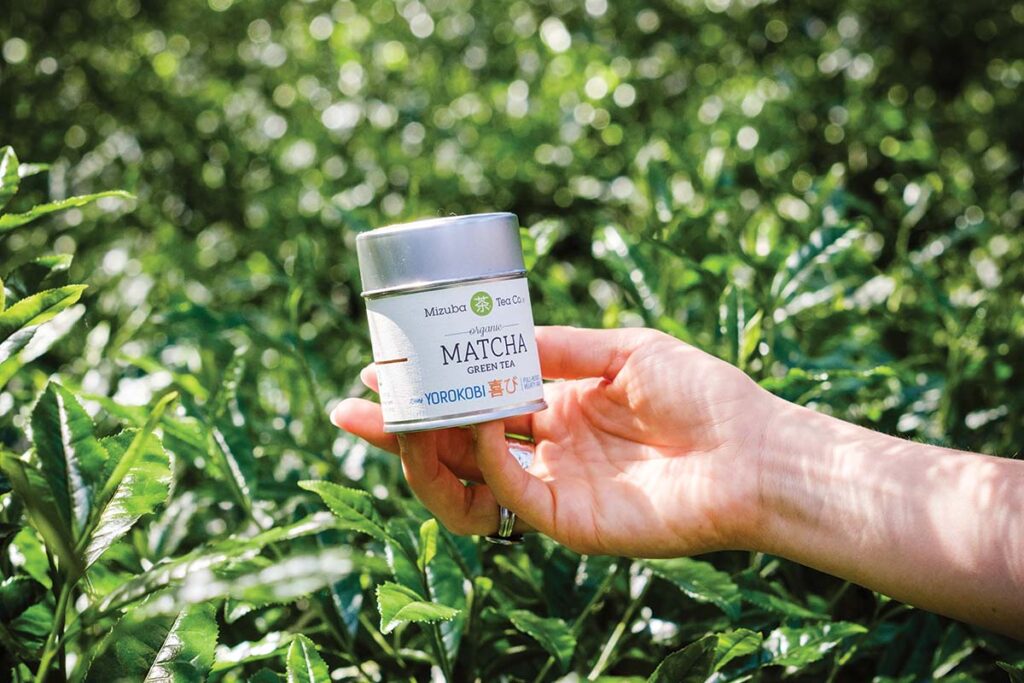 Mizuba’s matcha is the company’s best-selling item.