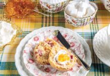 gluten-free sweet potato-cranberry scones