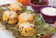 Chocolate Chip–Pumpkin Scones