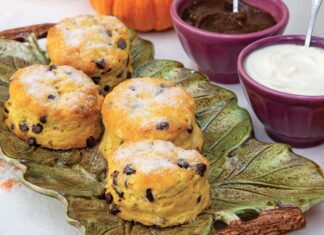 Chocolate Chip–Pumpkin Scones
