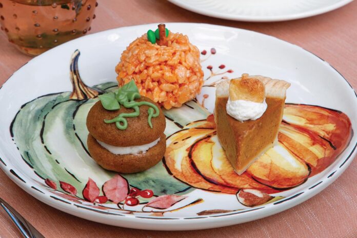 Petite Pumpkin Whoopie Pies, Mini Pumpkin Pie Slices, Pumpkin Rice Cereal Treats