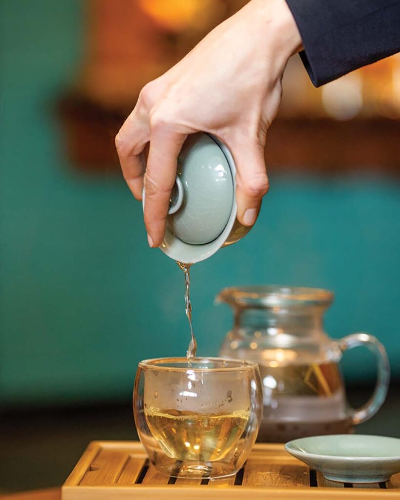 Proudly global, Dobra serves more than 100 teas in the traditional style of their countries.