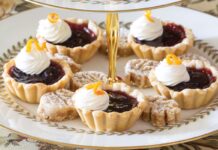 Cherry-Orange Tartlets and Toffee Shortbread