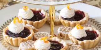 Cherry-Orange Tartlets and Toffee Shortbread