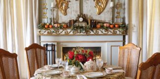 opulent autumn tea menu