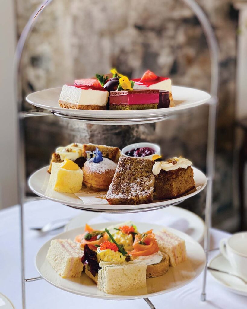 Traditional and contemporary flavors are featured on the teatime menu. Photograph by Margaret M. Johnson.