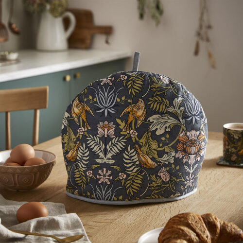 Blue floral tea cosy