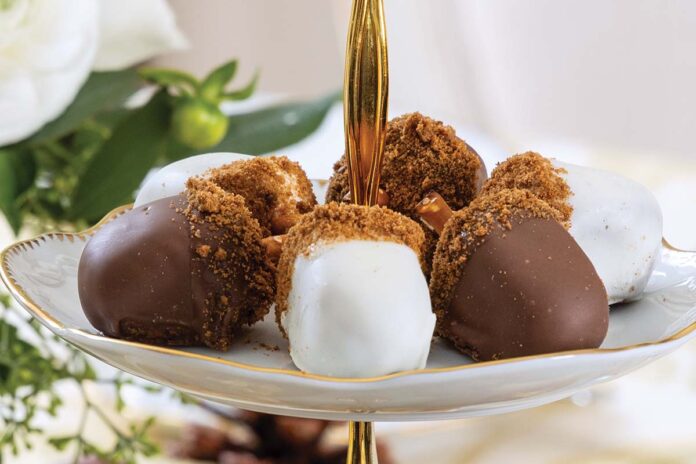 Gingersnap Acorn Truffles