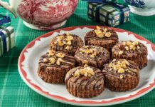 Keto Spiced Dark Chocolate–Hazelnut Scones
