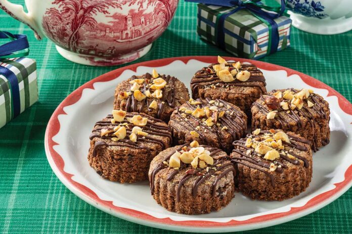 Keto Spiced Dark Chocolate–Hazelnut Scones