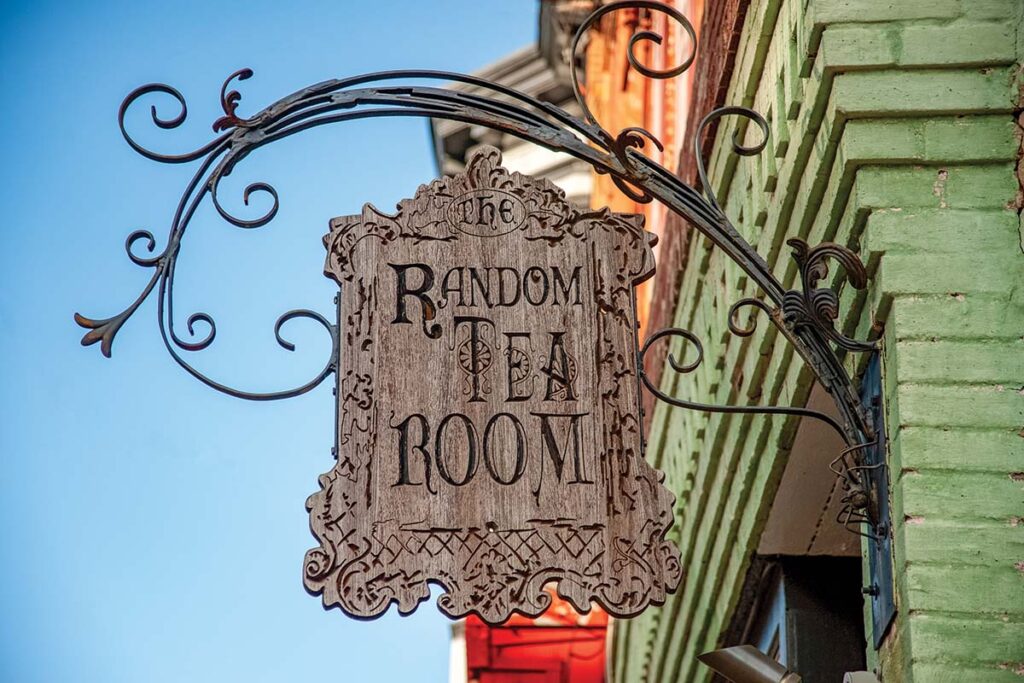 The Random Tea Room resides on North 4th Street. 