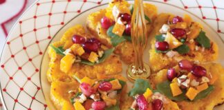 Butternut Squash & Polenta Bruschetta Trees