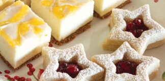 Lingonberry Linzer Stars