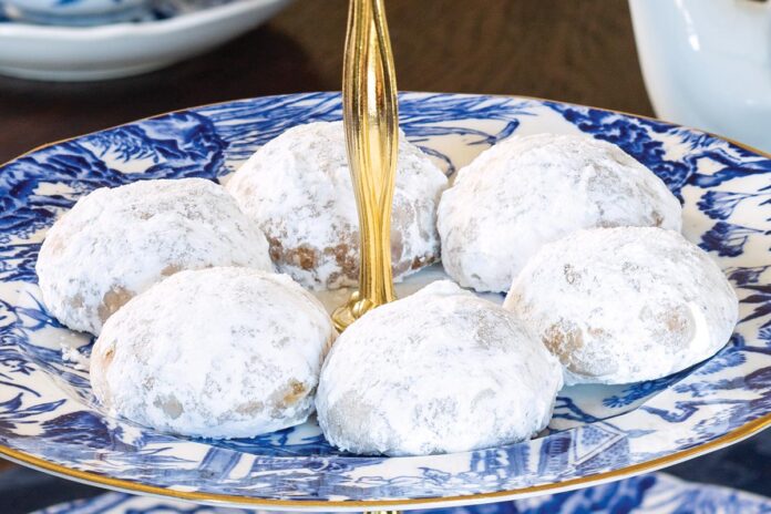 Hazelnut-Ginger Snowball Cookies