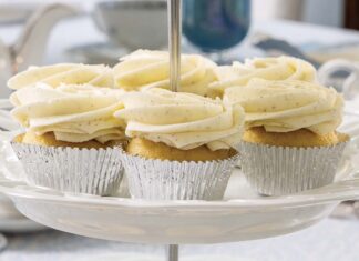 Cardamom-Vanilla Cupcakes with Browned Butter Frosting