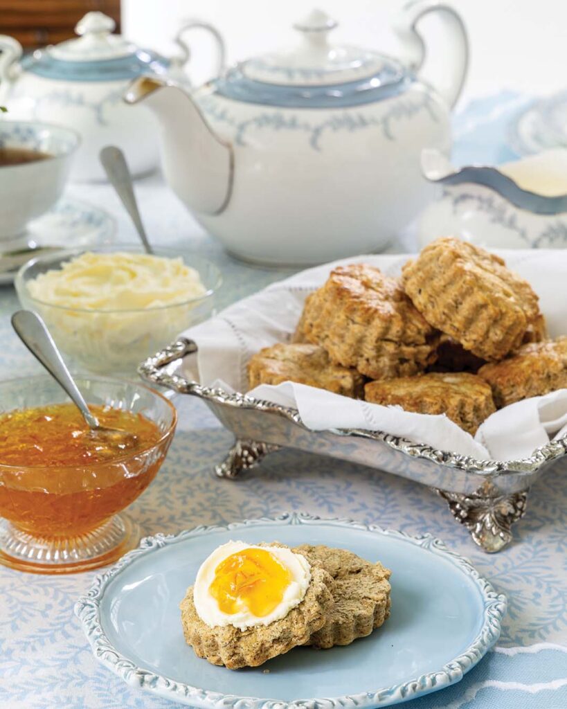 vanilla-earl grey scones