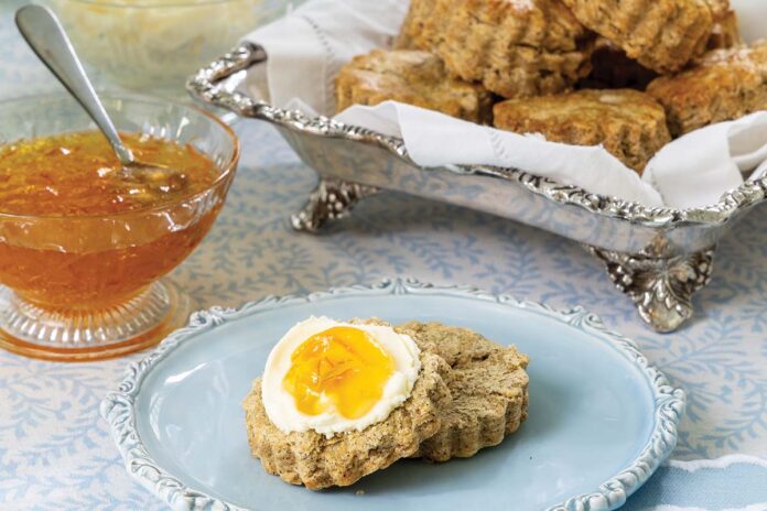 vanilla-earl grey scones