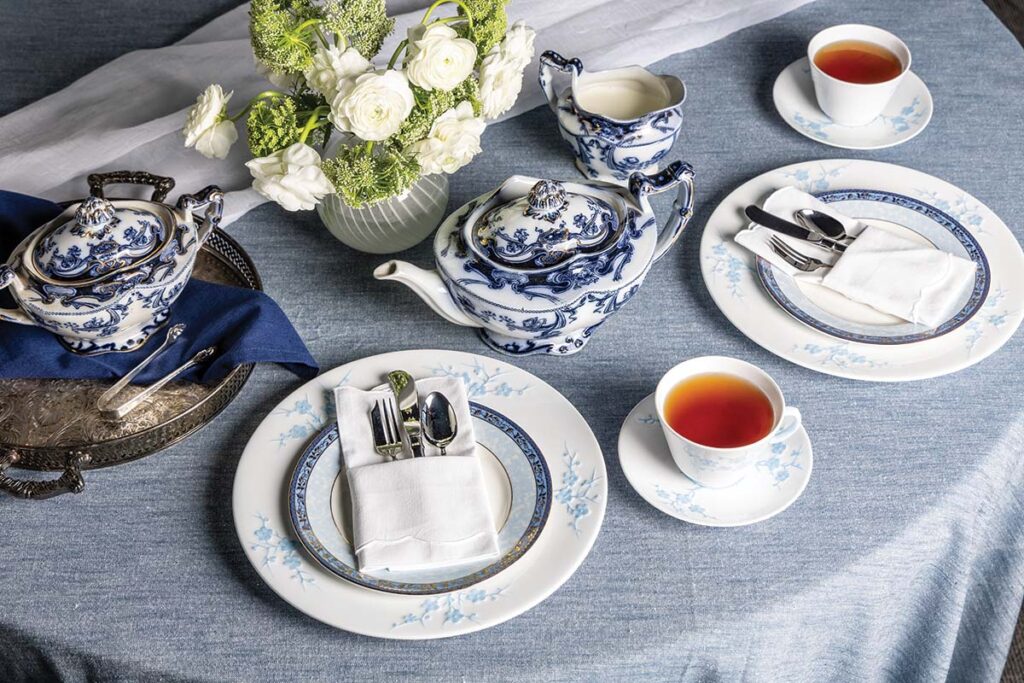 Arthur J. Wilkinson’s Iris Blue teapot