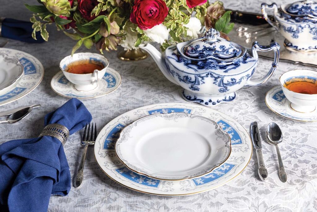 Arthur J. Wilkinson’s Iris Blue teapot