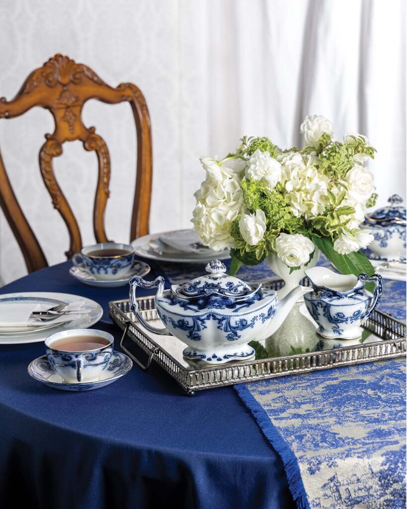 Arthur J. Wilkinson’s Iris Blue teapot