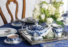 Arthur J. Wilkinson’s Iris Blue teapot