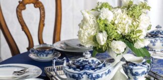 Arthur J. Wilkinson’s Iris Blue teapot