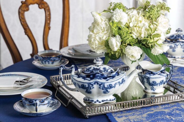 Arthur J. Wilkinson’s Iris Blue teapot