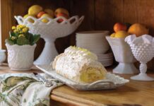 lemon meringue roulade