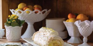 lemon meringue roulade