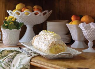lemon meringue roulade