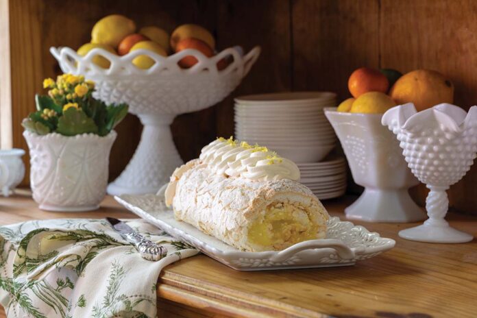 lemon meringue roulade