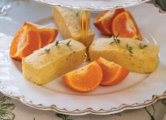 Clementine-Herb Pound Cakes