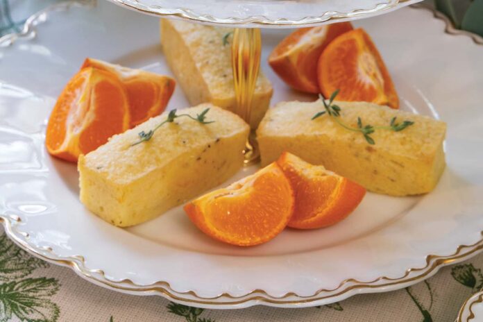 Clementine-Herb Pound Cakes