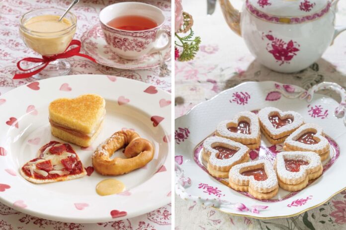 heart-shaped recipes for Valentine's Day