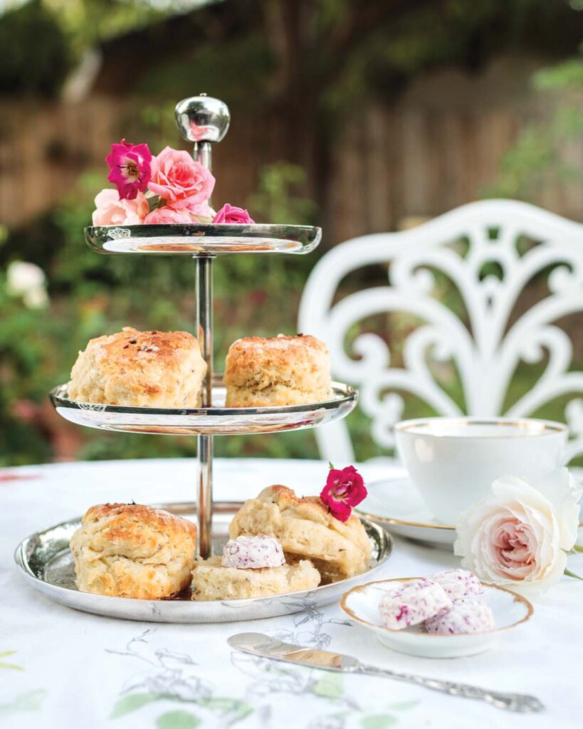 rose petal and vanilla butter