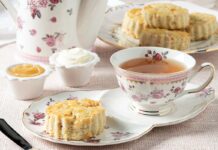 Gluten-Free Candied Grapefruit Scones