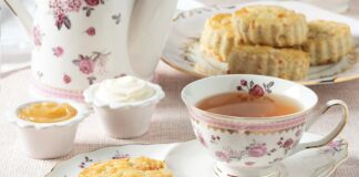 Gluten-Free Candied Grapefruit Scones