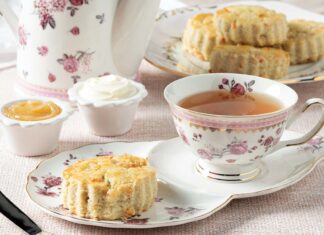 Gluten-Free Candied Grapefruit Scones