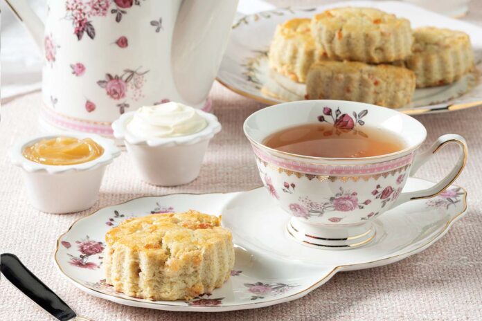 Gluten-Free Candied Grapefruit Scones