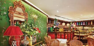 TWG Tea on the bay at Marina Bay Sands in Singapore