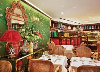 TWG Tea on the bay at Marina Bay Sands in Singapore