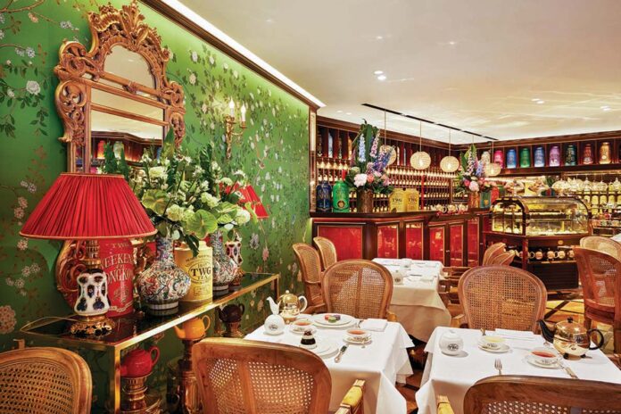 TWG Tea on the bay at Marina Bay Sands in Singapore