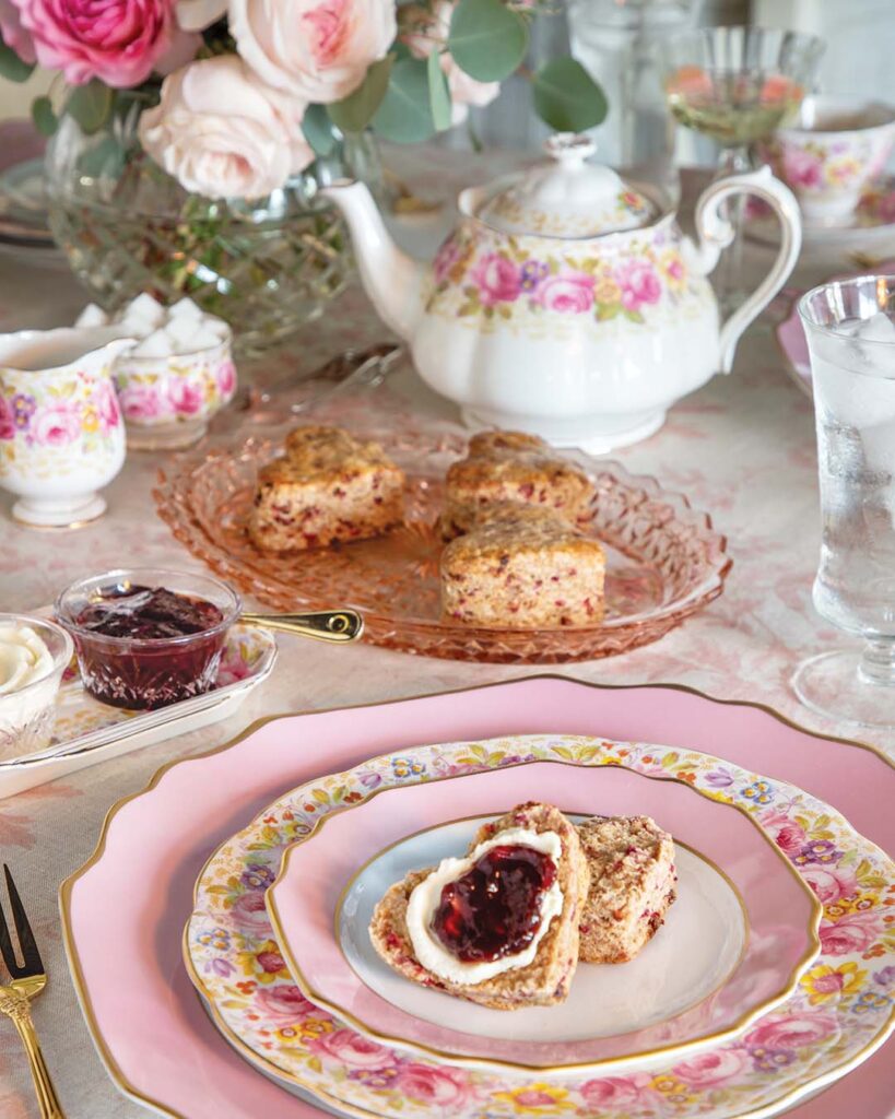Raspberry-Spelt Scones
