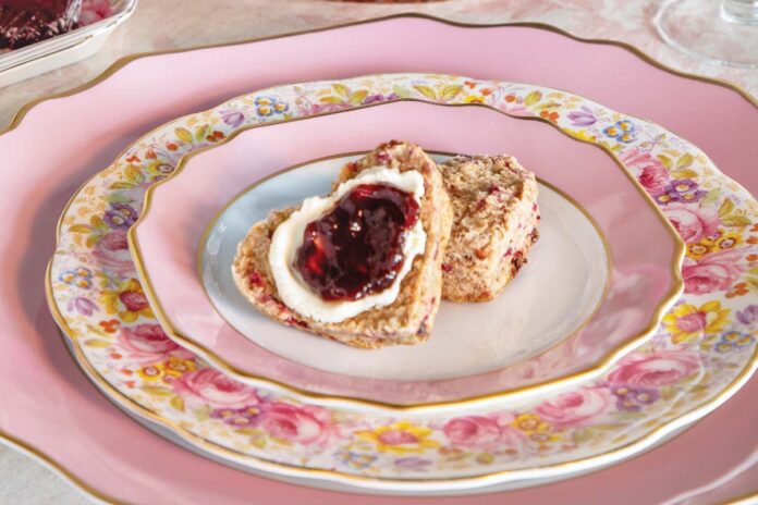 Raspberry-Spelt Scones