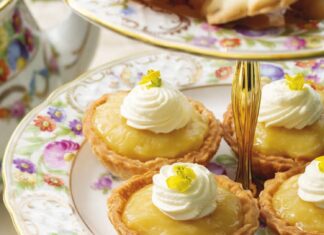 Coconut Tartlets Floral Fete